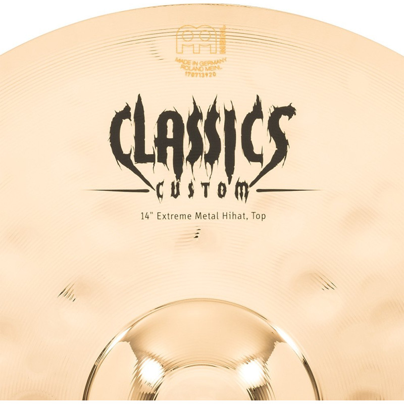 Meinl Cymbals CC14EMH-B Classics Custom Extreme Metal Hihat - 14