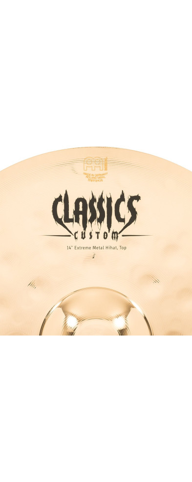 Meinl Cymbals CC14EMH-B Classics Custom Extreme Metal Hihat - 14