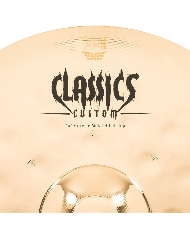 Meinl Cymbals CC14EMH-B Classics Custom Extreme Metal Hihat - 14