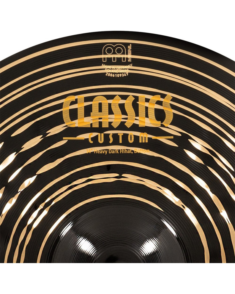 Meinl Cymbals CC14HDAH Classics Custom Heavy Dark Hihat - 14
