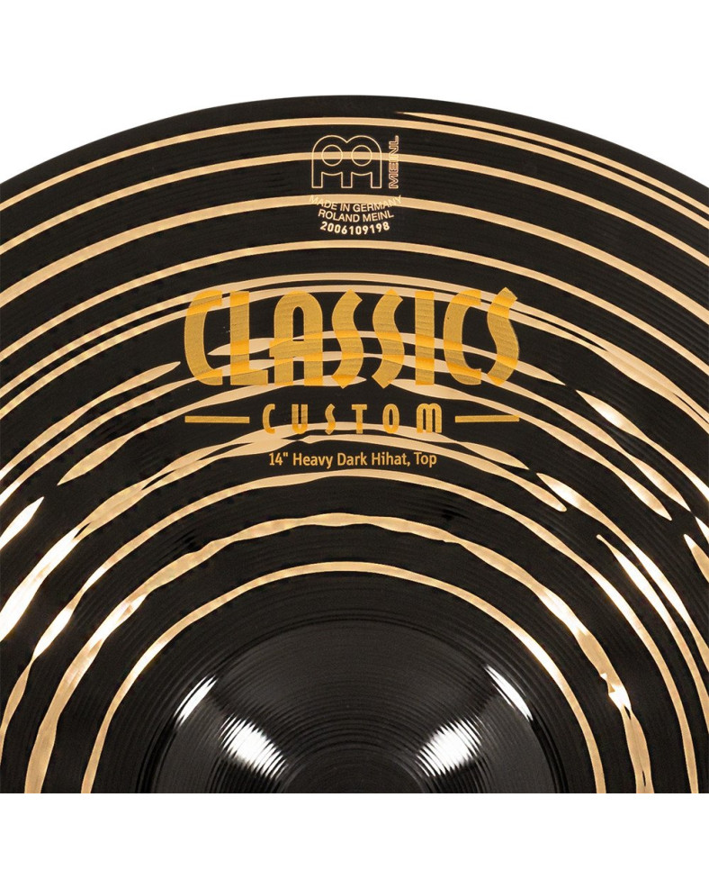 Meinl Cymbals CC14HDAH Classics Custom Heavy Dark Hihat - 14