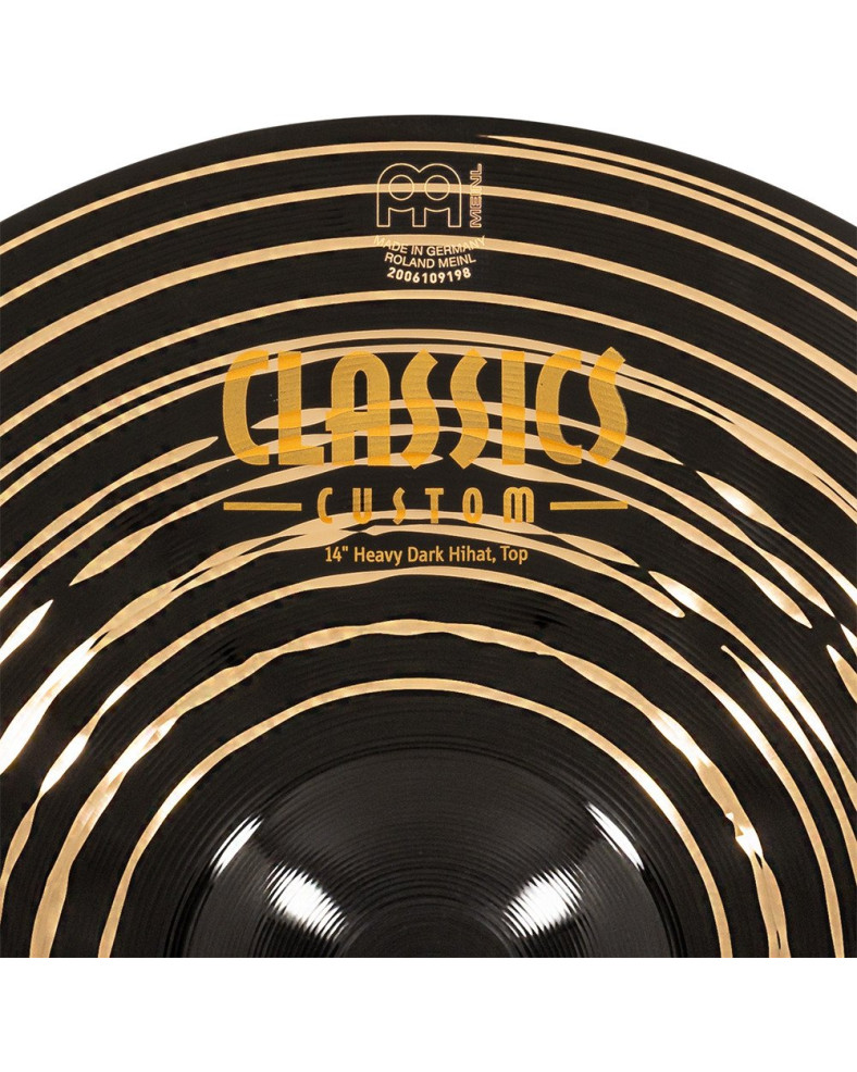 Meinl Cymbals CC14HDAH Classics Custom Heavy Dark Hihat - 14