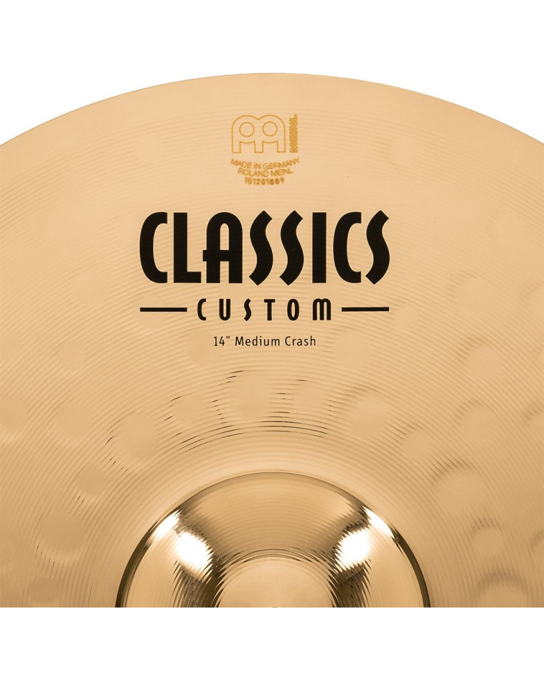 Meinl Cymbals CC14MC-B Classics Custom Brilliant Medium Crash - 14