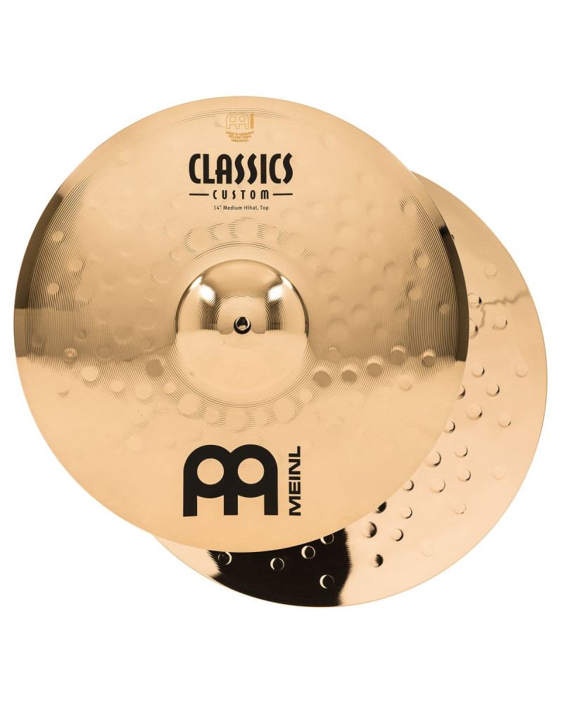 Meinl Cymbals CC14MH-B Classics Custom Brilliant Medium Hihat - 14