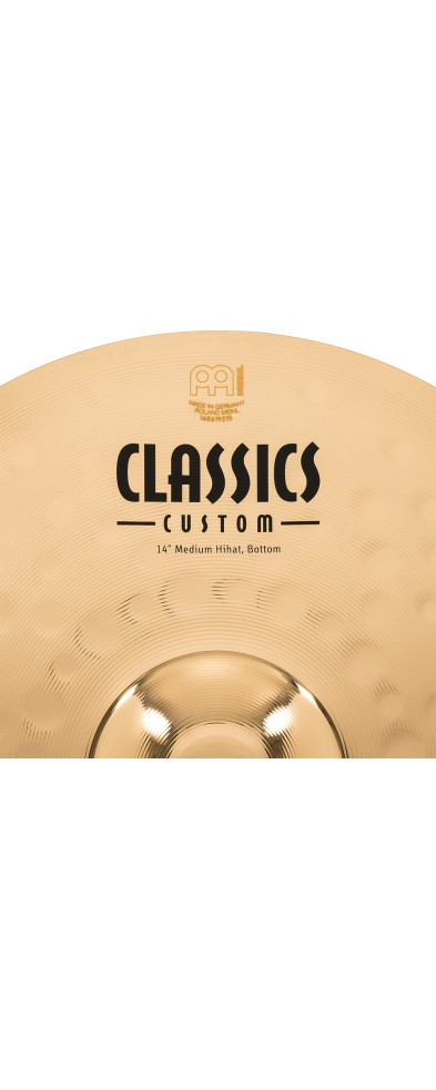 Meinl Cymbals CC14MH-B Classics Custom Brilliant Medium Hihat - 14
