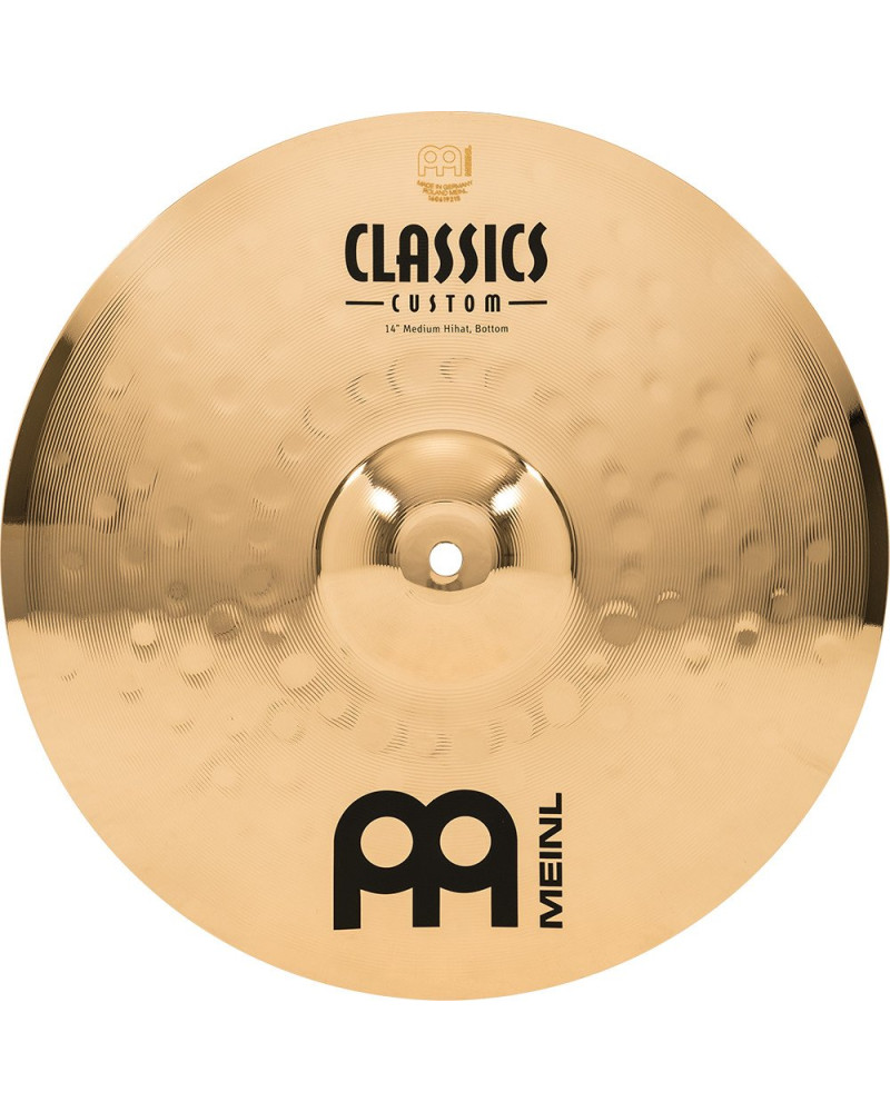 Meinl Cymbals CC14MH-B Classics Custom Brilliant Medium Hihat - 14