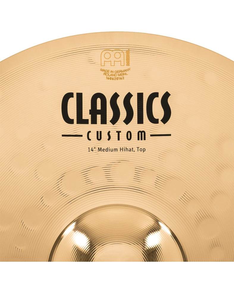 Meinl Cymbals CC14MH-B Classics Custom Brilliant Medium Hihat - 14