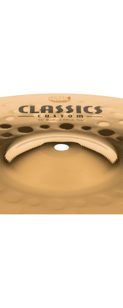 Meinl Cymbals CC14MH-B Classics Custom Brilliant Medium Hihat - 14