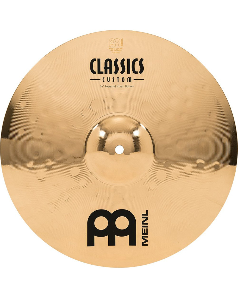 Meinl Cymbals CC14PH-B Classic Custom Brilliant Powerful Hihat - 14