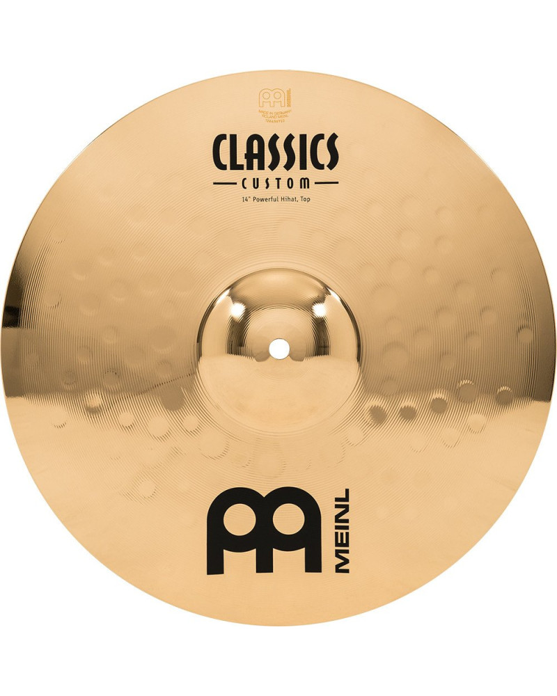 Meinl Cymbals CC14PH-B Classic Custom Brilliant Powerful Hihat - 14