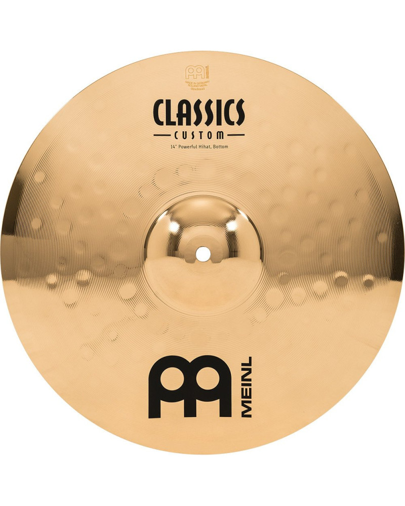 Meinl Cymbals CC14PH-B Classic Custom Brilliant Powerful Hihat - 14