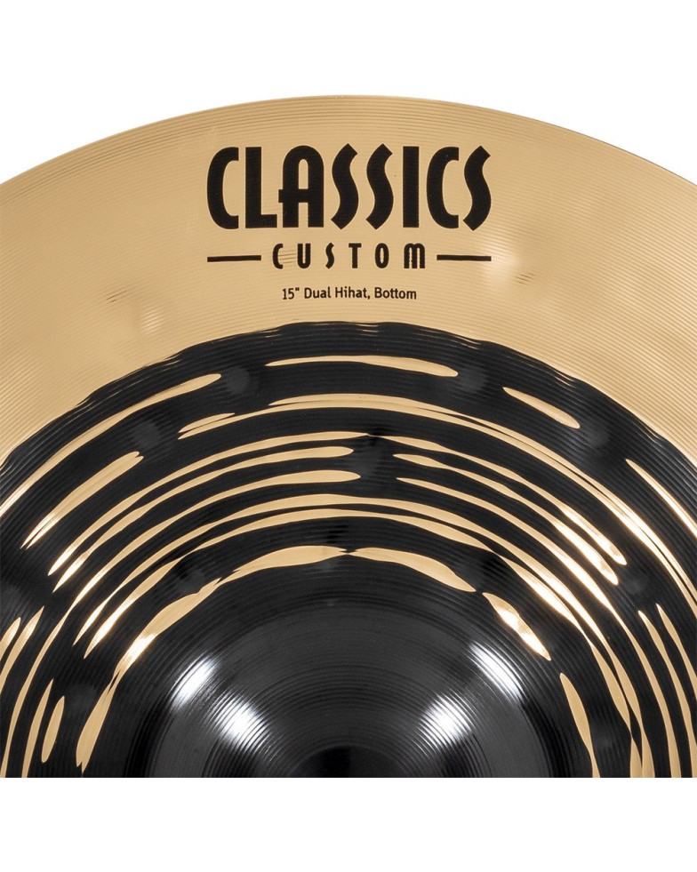 Meinl Cymbals CC15DUH Classics Custom Dual Hihat - 15