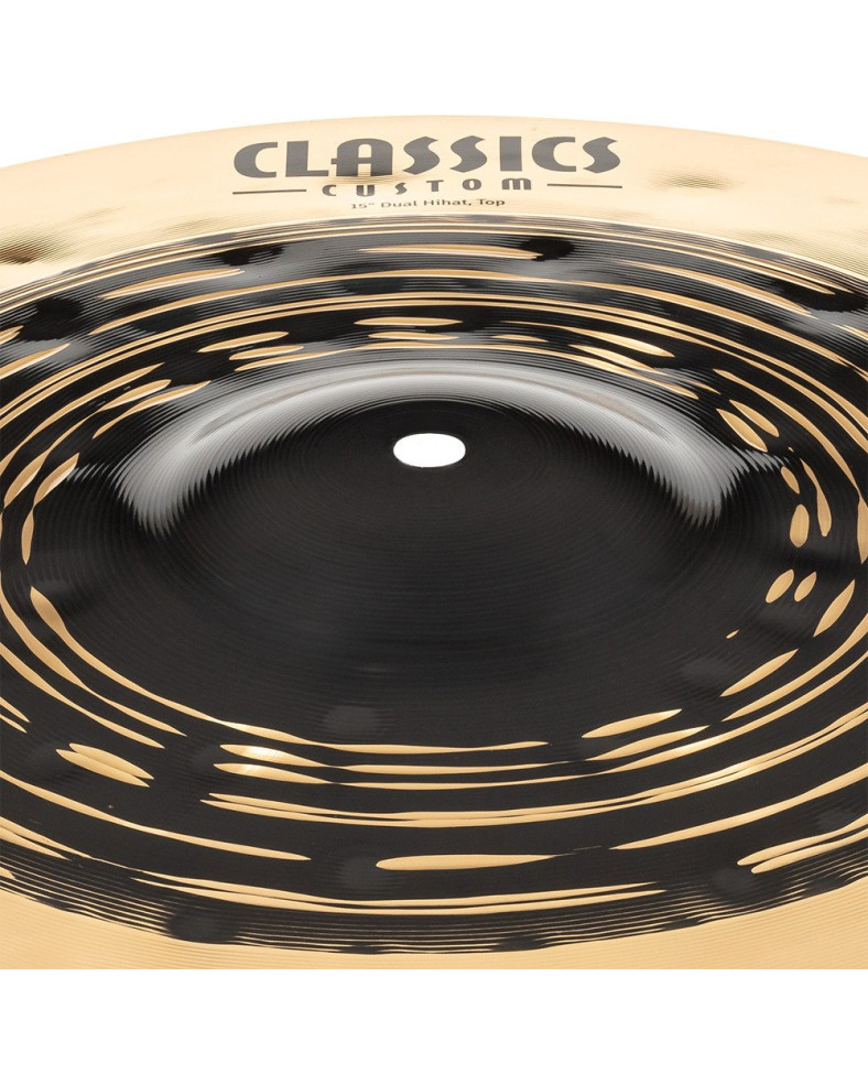 Meinl Cymbals CC15DUH Classics Custom Dual Hihat - 15