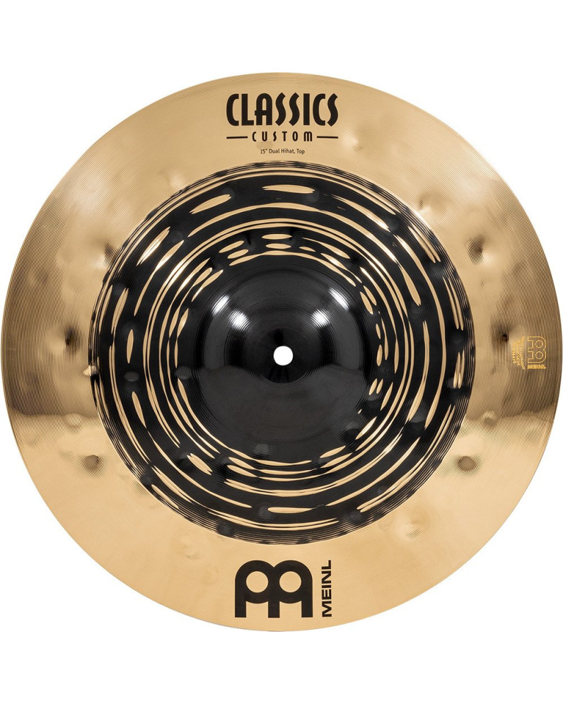 Meinl Cymbals CC15DUH Classics Custom Dual Hihat - 15
