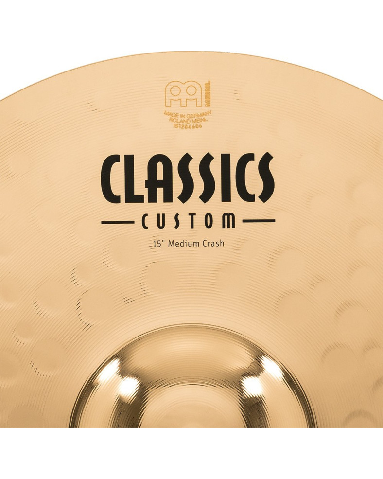 Meinl Cymbals CC15MC-B Classics Custom Brilliant Medium Crash - 15