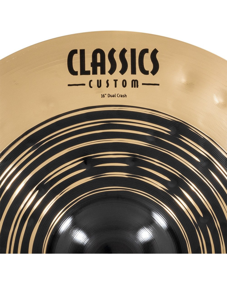 Meinl Cymbals CC16DUC Classics Custom Dual Crash - 16