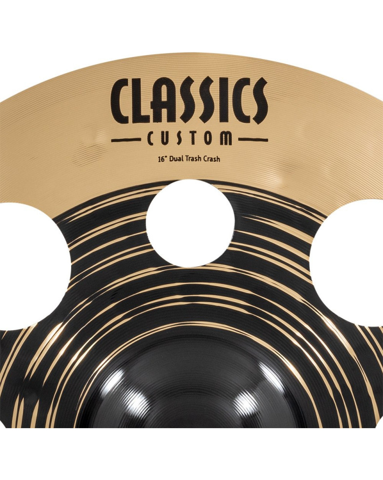 Meinl Cymbals CC16DUTRC Classics Custom Dual Trash Crash - 16