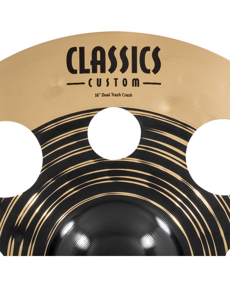 Meinl Cymbals CC16DUTRC Classics Custom Dual Trash Crash - 16