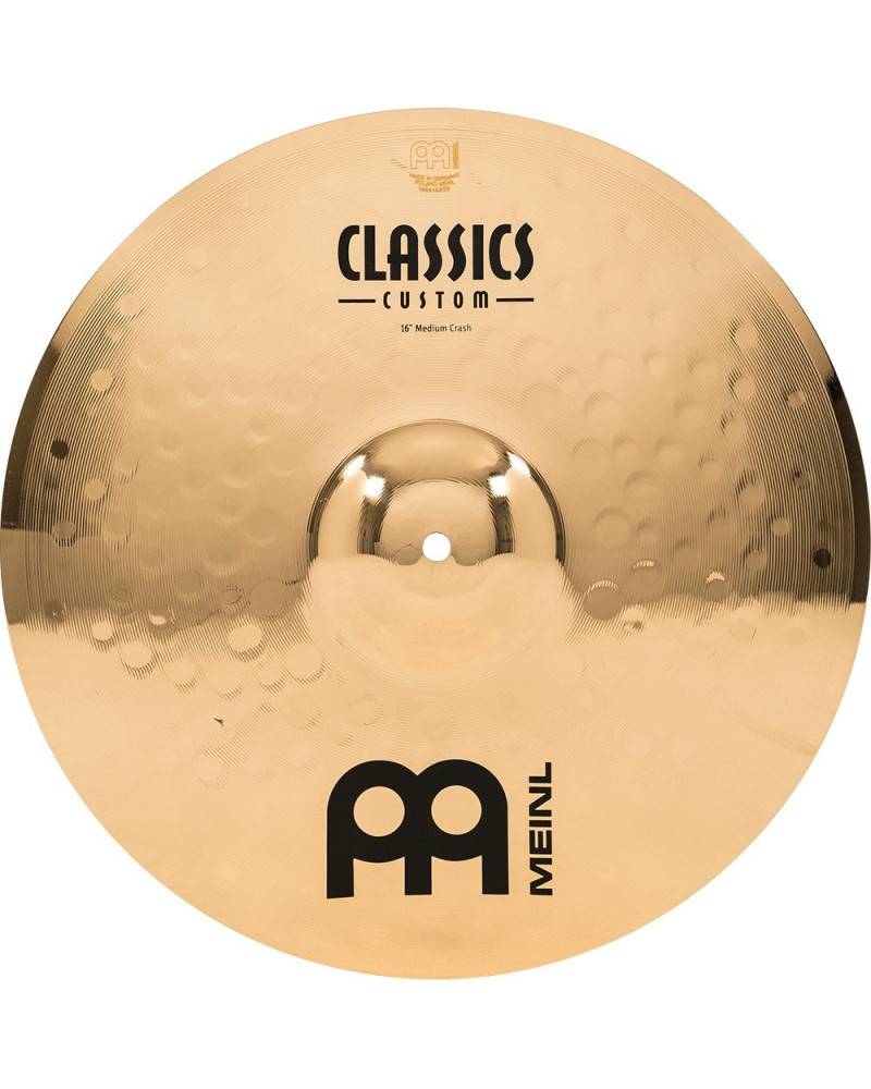 Meinl Cymbals CC16MC-B Classics Custom Brilliant Medium Crash - 16