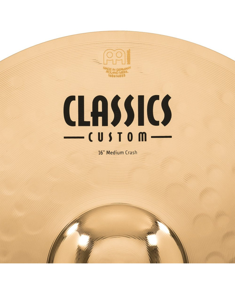Meinl Cymbals CC16MC-B Classics Custom Brilliant Medium Crash - 16