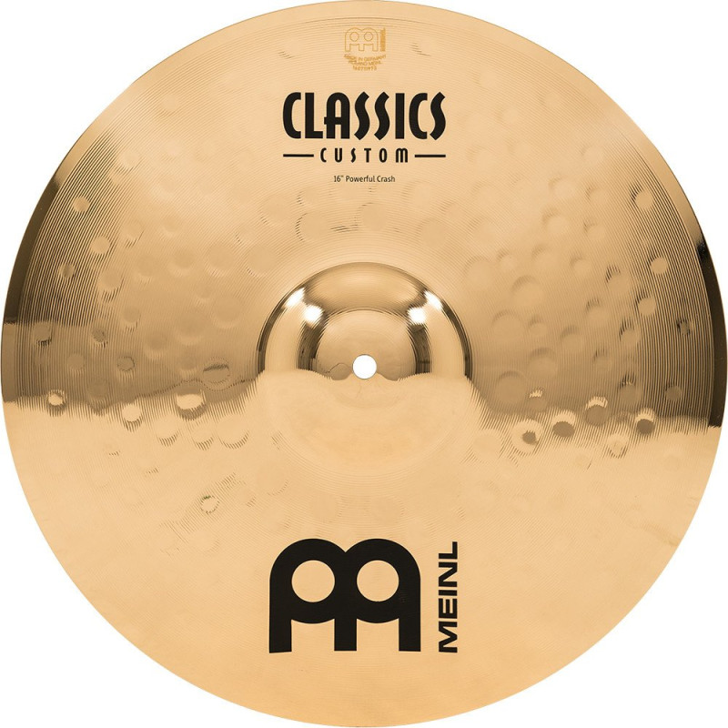 Meinl Cymbals CC16PC-B Classics Custom Brilliant Powerful Crash - 16
