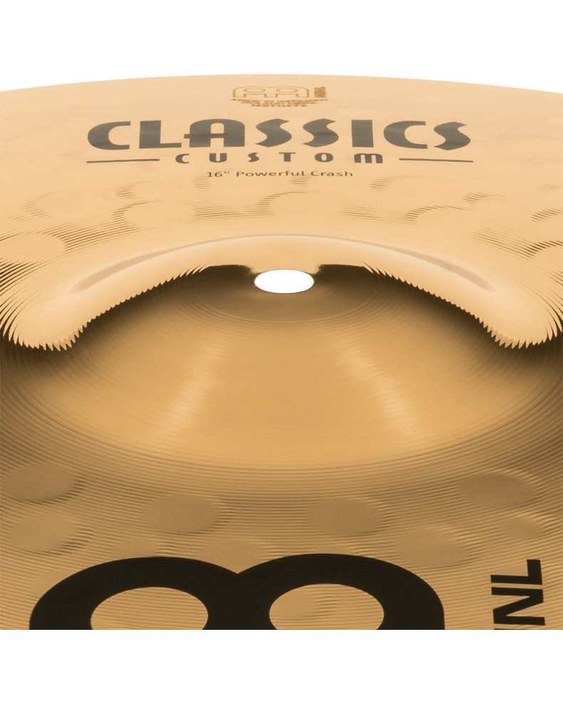 Meinl Cymbals CC16PC-B Classics Custom Brilliant Powerful Crash - 16