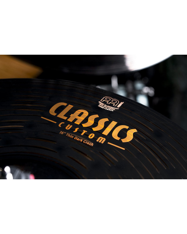 Meinl Cymbals CC16TDAC Classics Custom Dark Thin Crash - 16