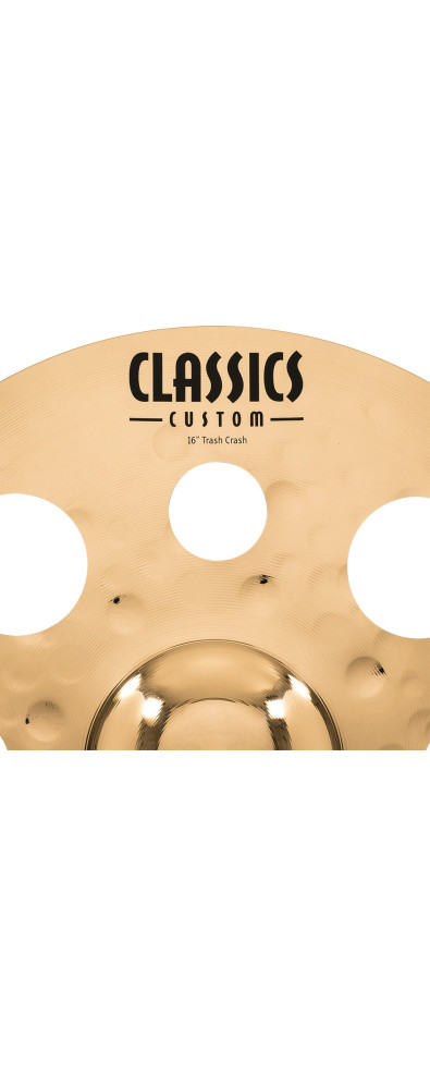 Meinl Cymbals CC16TRC-B Classics Custom Brilliant Trash Crash - 16