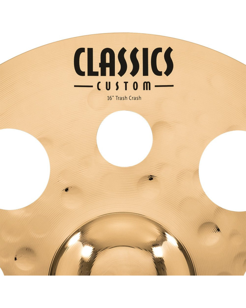 Meinl Cymbals CC16TRC-B Classics Custom Brilliant Trash Crash - 16
