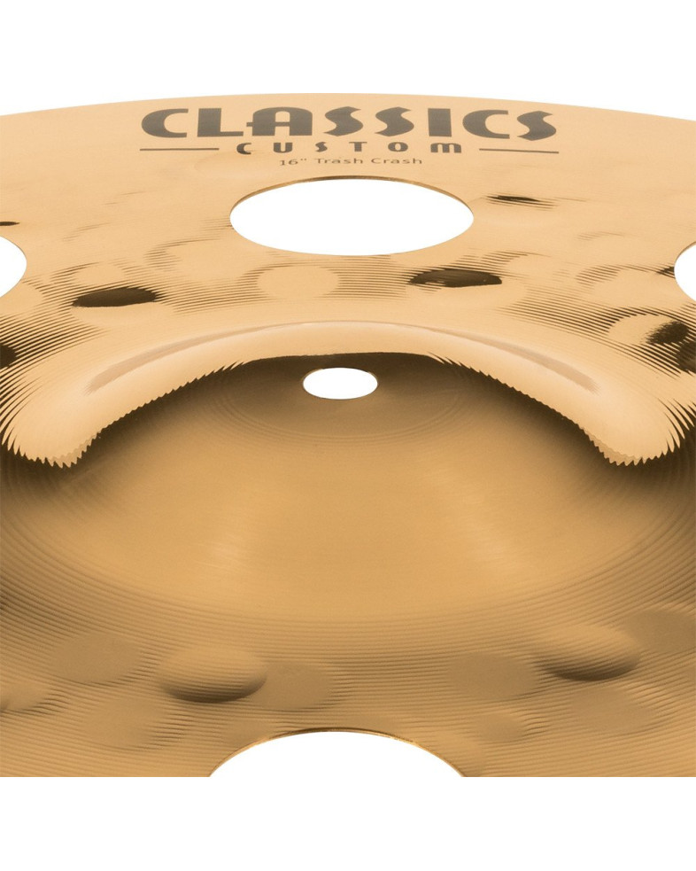 Meinl Cymbals CC16TRC-B Classics Custom Brilliant Trash Crash - 16