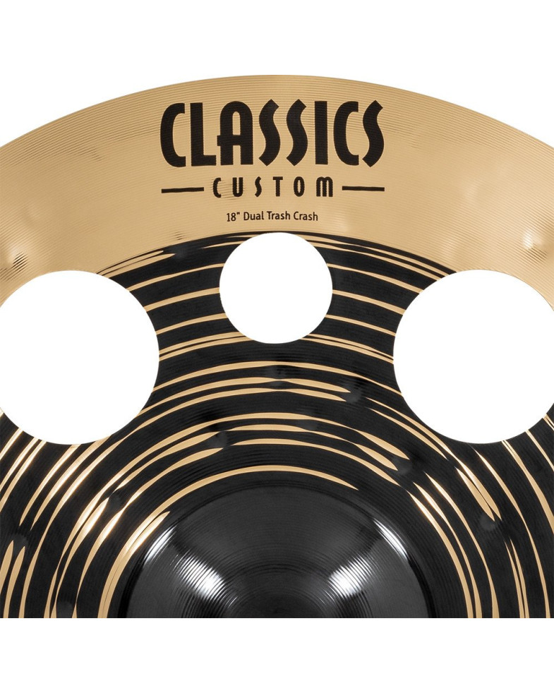 Meinl Cymbals CC18DUTRC Classics Custom Dual Trash Crash - 18