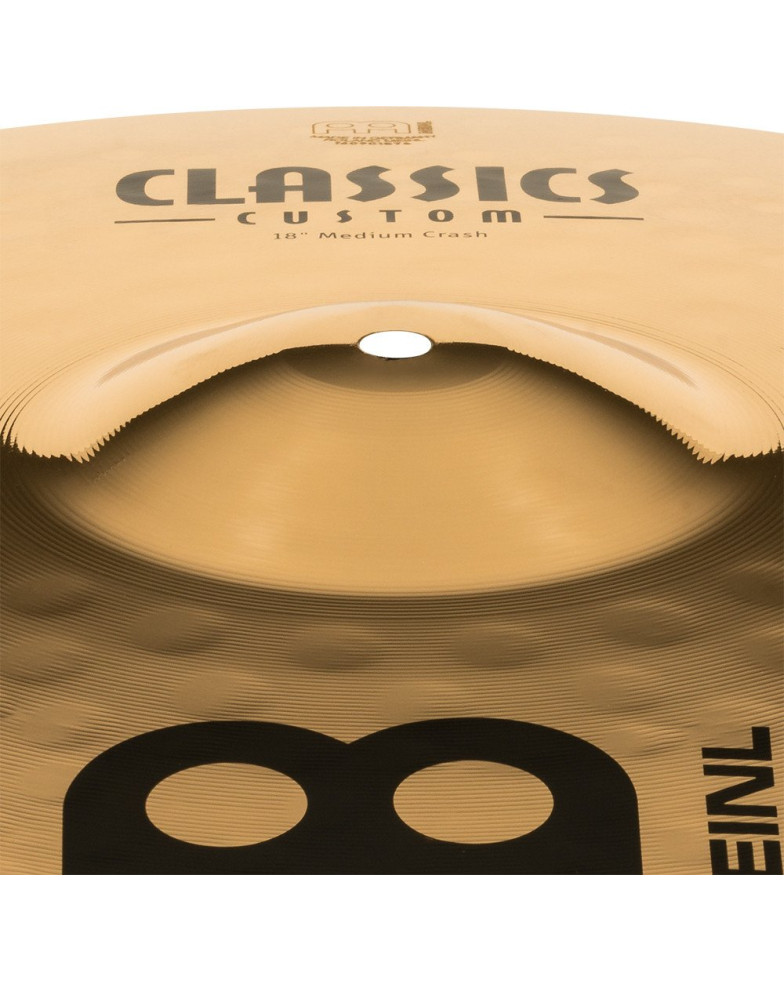 Meinl Cymbals CC18MC-B Classics Custom Brilliant Medium Crash - 18