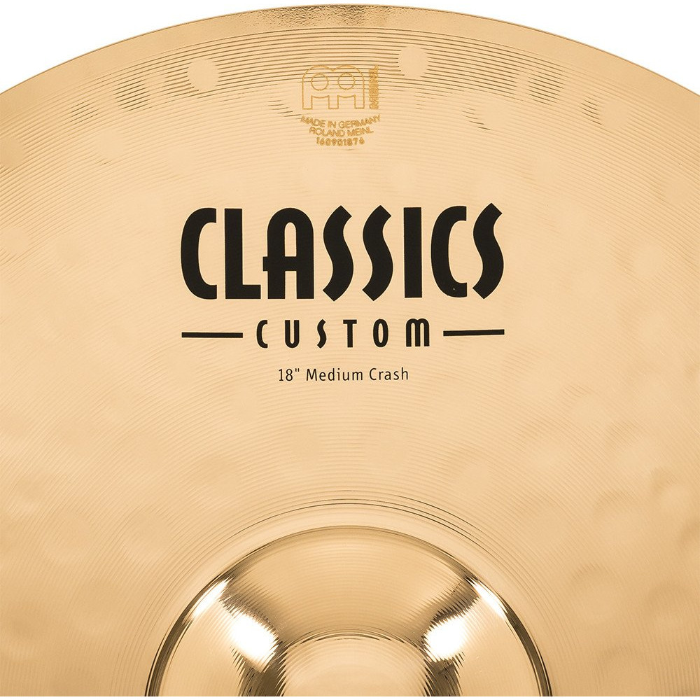 Meinl Cymbals CC18MC-B Classics Custom Brilliant Medium Crash - 18