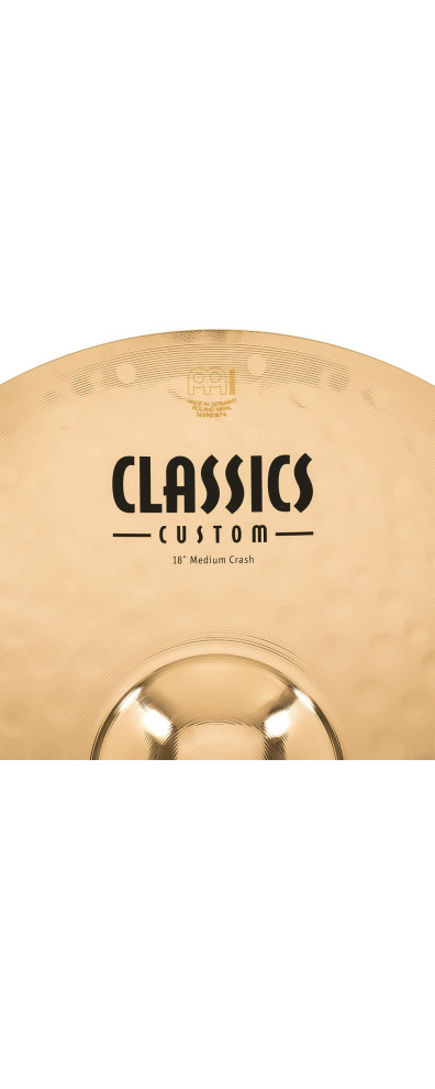 Meinl Cymbals CC18MC-B Classics Custom Brilliant Medium Crash - 18