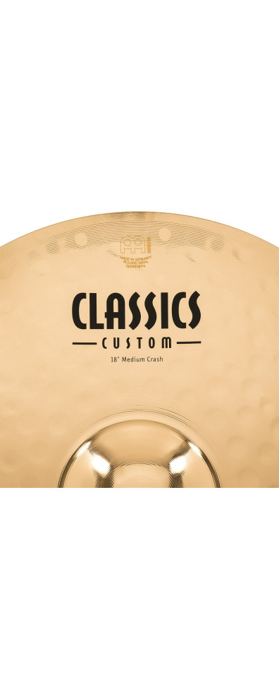 Meinl Cymbals CC18MC-B Classics Custom Brilliant Medium Crash - 18