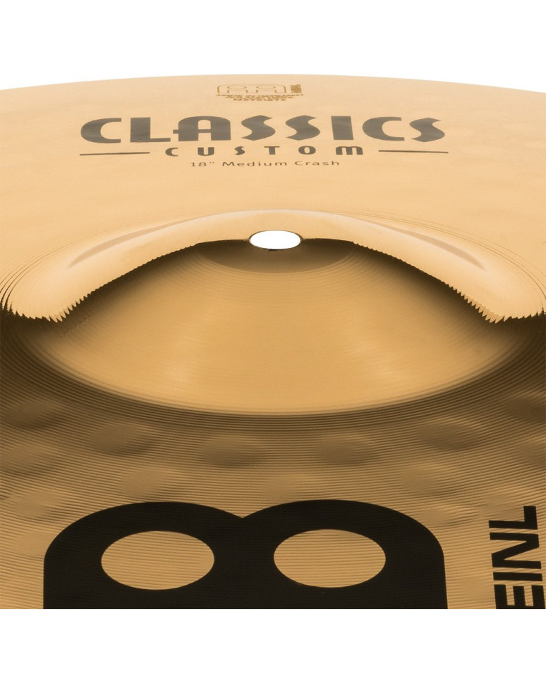 Meinl Cymbals CC18MC-B Classics Custom Brilliant Medium Crash - 18