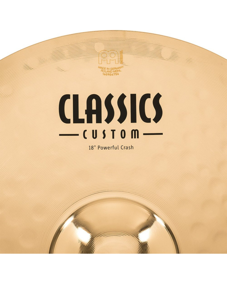 Meinl Cymbals CC18PC-B Classics Custom Brilliant Powerful Crash - 18