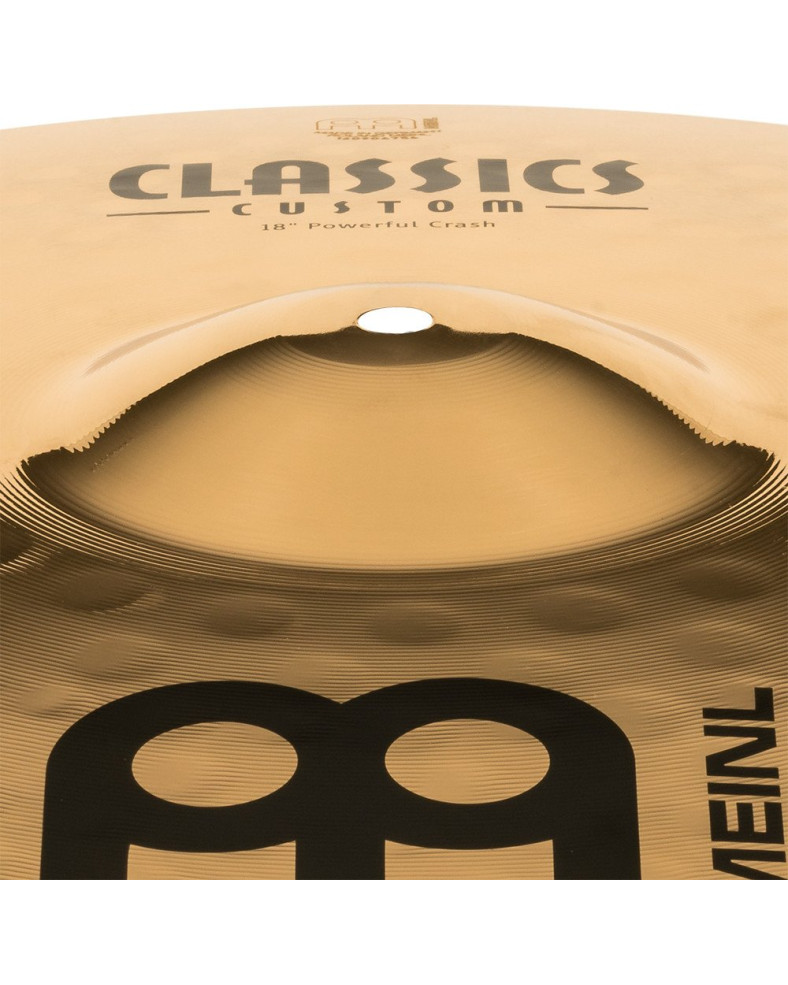 Meinl Cymbals CC18PC-B Classics Custom Brilliant Powerful Crash - 18