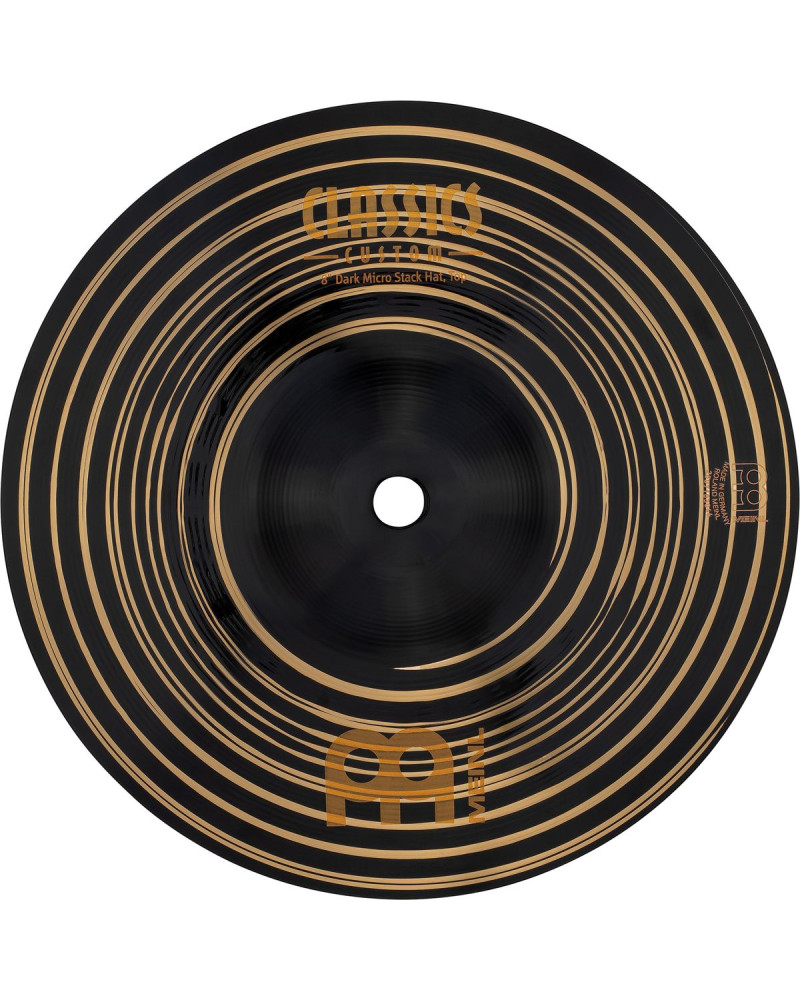 Meinl Cymbals CC8DAH Classics Custom Dark Micro Stack Hats - 8