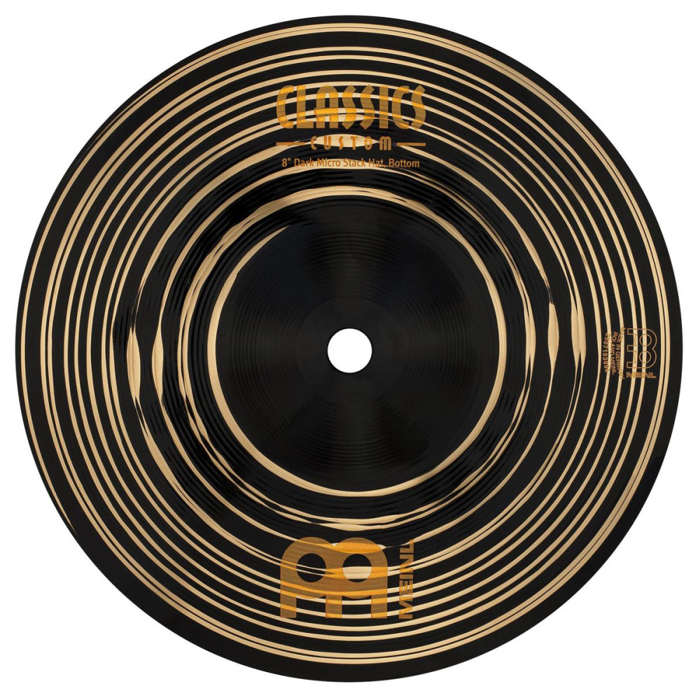 Meinl Cymbals CC8DAH Classics Custom Dark Micro Stack Hats - 8
