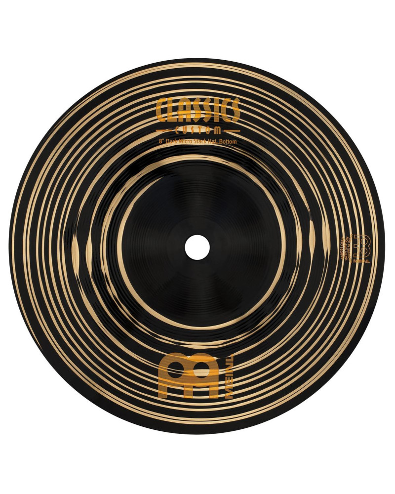Meinl Cymbals CC8DAH Classics Custom Dark Micro Stack Hats - 8