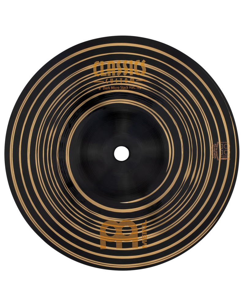 Meinl Cymbals CC8DAH Classics Custom Dark Micro Stack Hats - 8