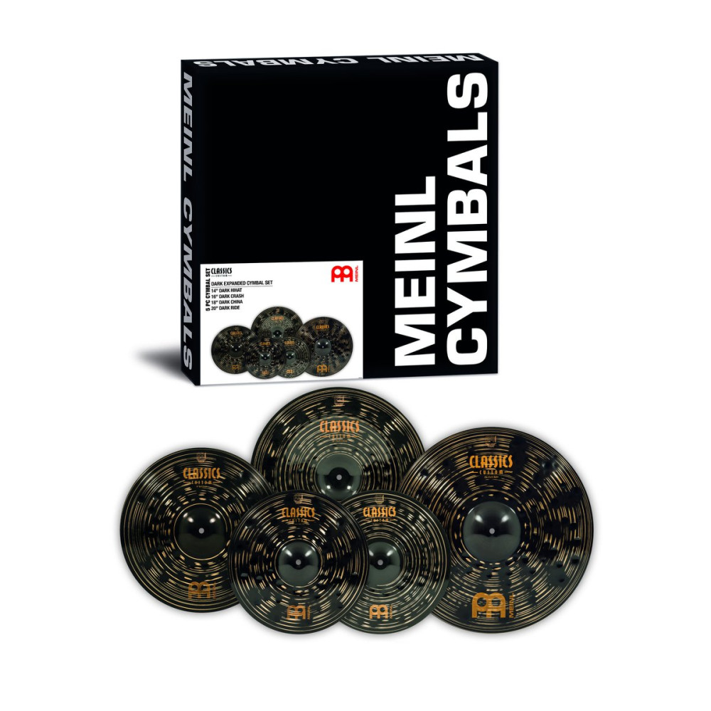 Meinl Cymbals CCD-CS1 Classics Custom Dark Expanded Cymbal Set