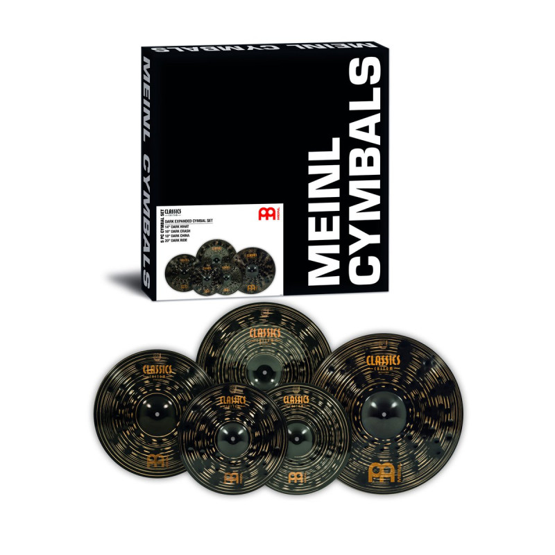 Meinl Cymbals CCD-CS1 Classics Custom Dark Expanded Cymbal Set