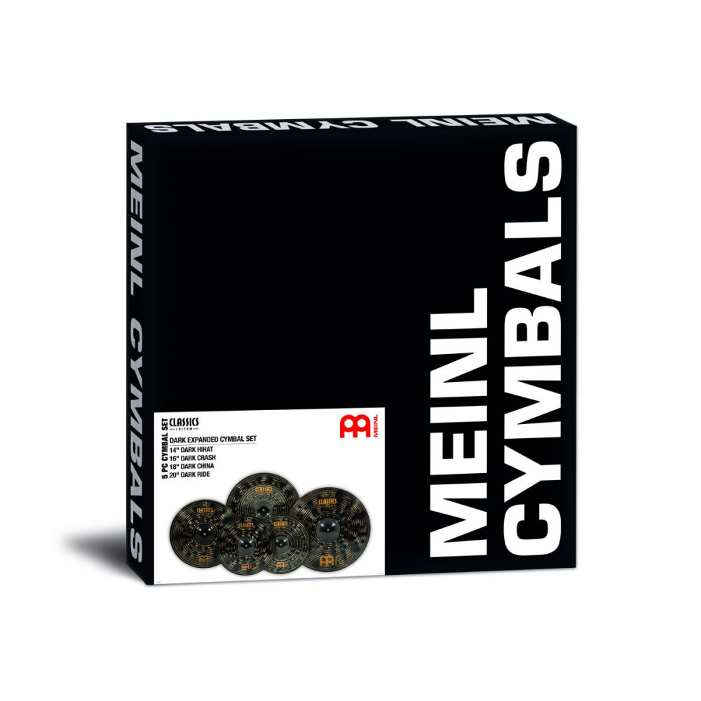 Meinl Cymbals CCD-CS1 Classics Custom Dark Expanded Cymbal Set