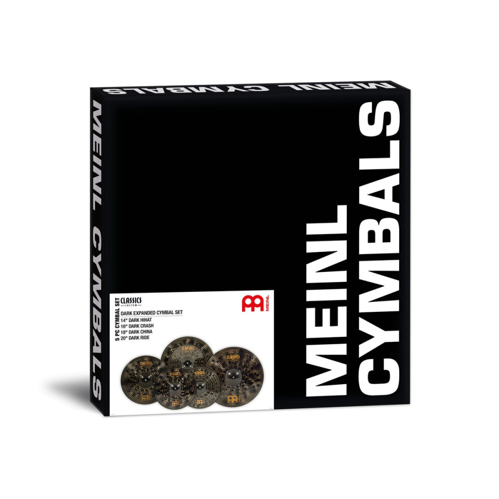 Meinl Cymbals CCD-CS1 Classics Custom Dark Expanded Cymbal Set
