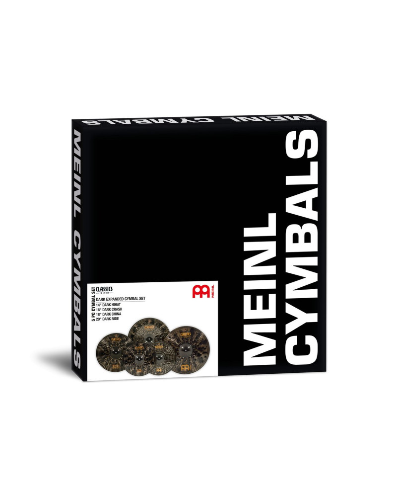 Meinl Cymbals CCD-CS1 Classics Custom Dark Expanded Cymbal Set