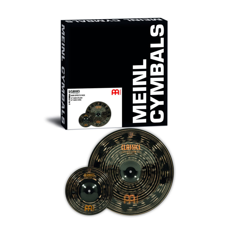 Meinl Cymbals CCD-CS3 Classics Custom Dark Effects Pack