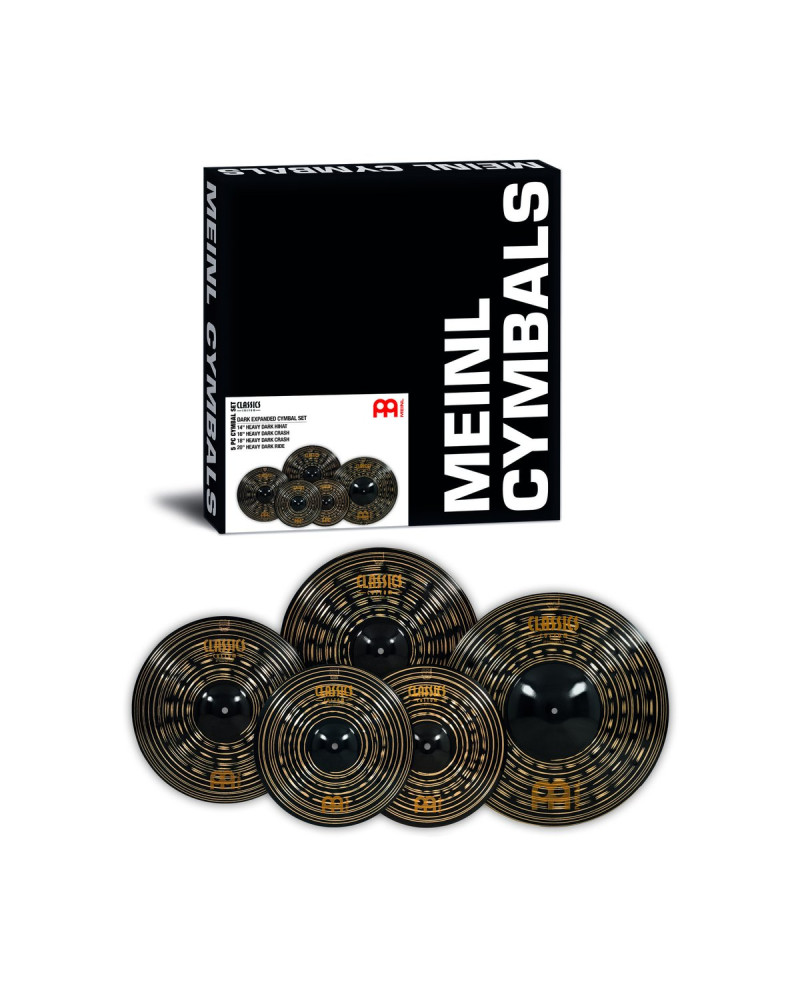 Meinl Cymbals CCD-CS4 Classics Custom Dark Expanded Cymbal Set