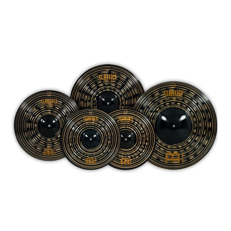 Meinl Cymbals CCD-CS4 Classics Custom Dark Expanded Cymbal Set